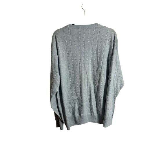 I Levrieri Knit Blue Cashmere Silk Sweater Pullover Made in Italy Men’s Size XL - Picture 3 of 3